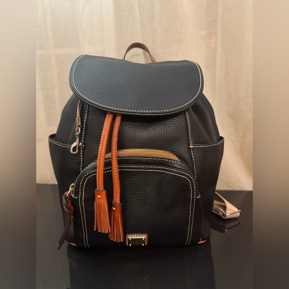 Dooney & Bourke Black Leather Backpack